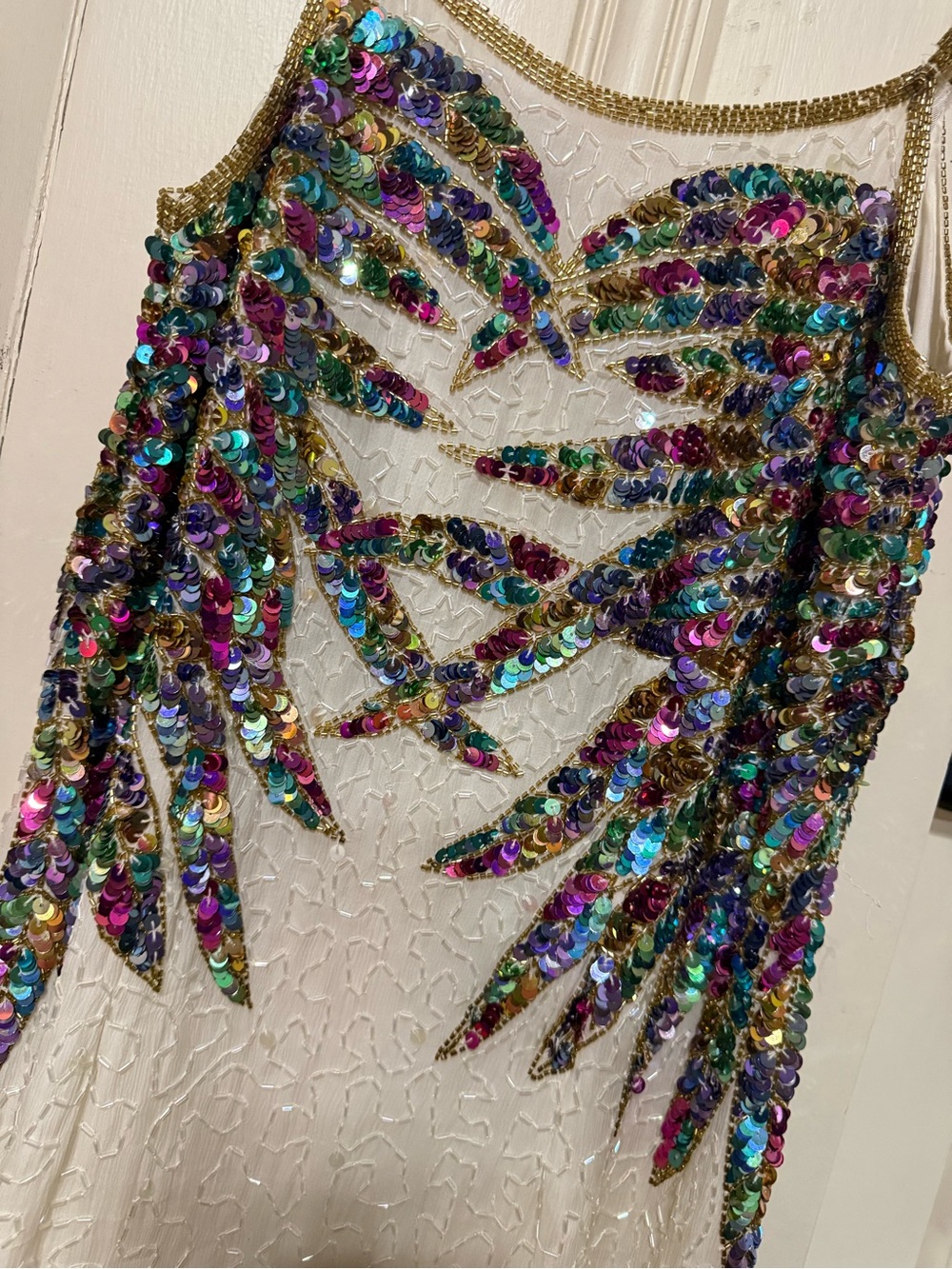 Vintage stenay beaded / sequin dress
